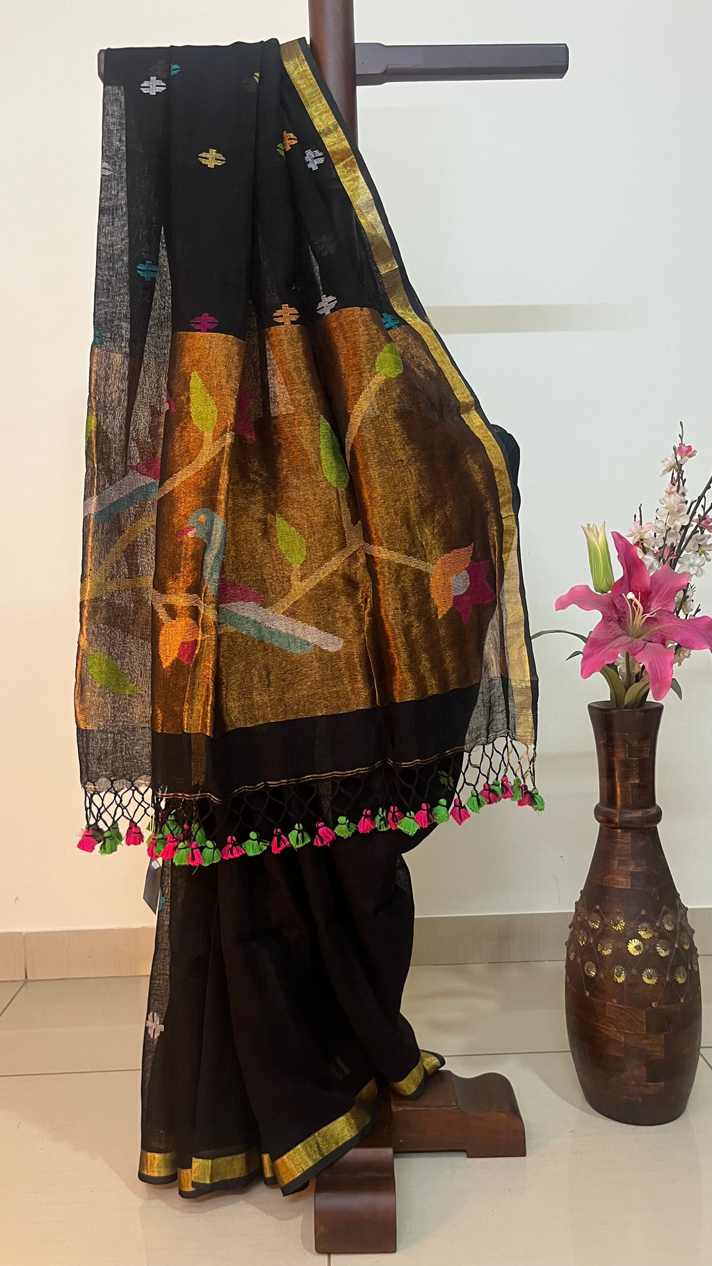 KALKI - Linen Paithani Saree