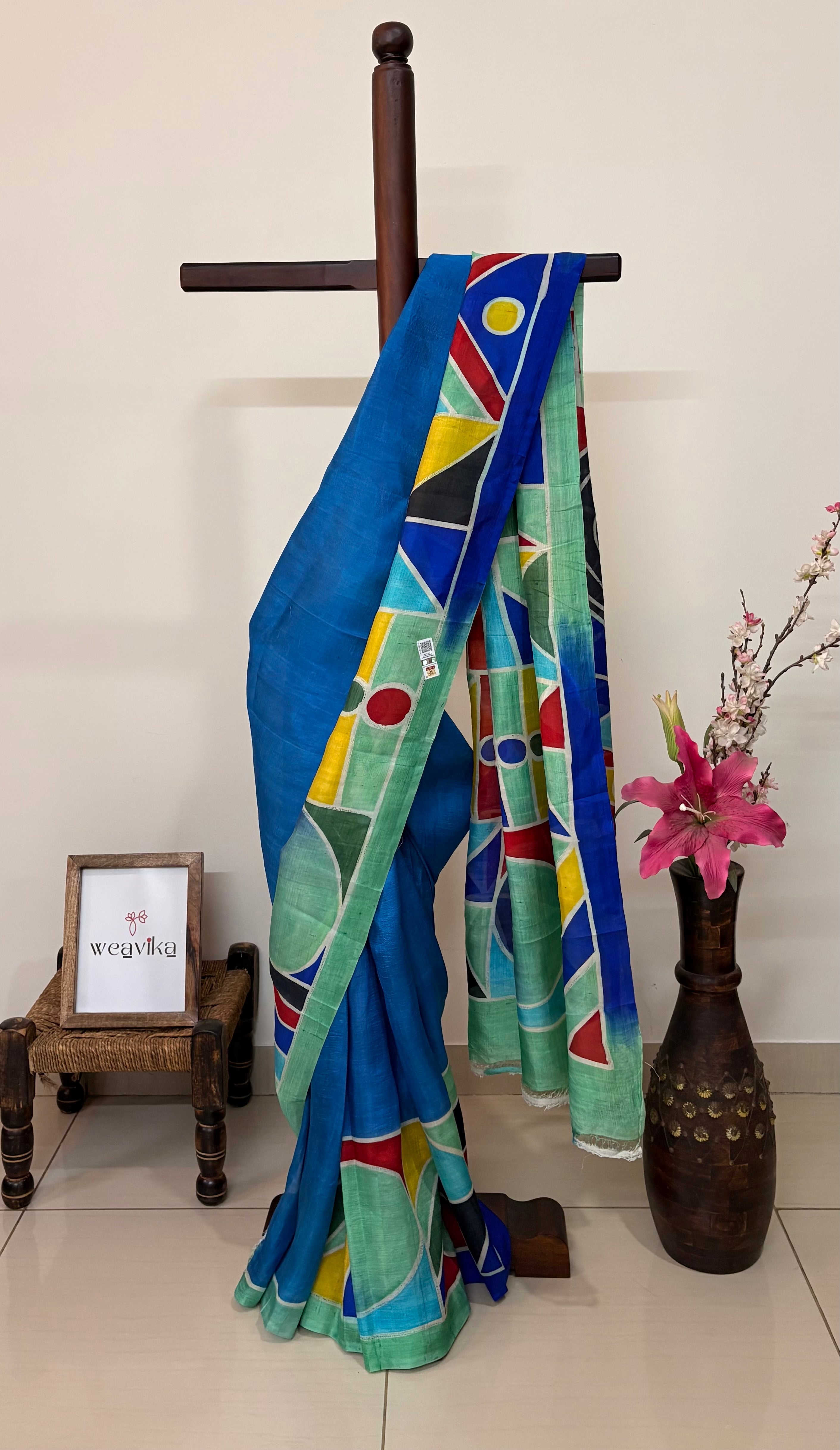 HAWA HAWA - Mulberry Silk Handpainted saree