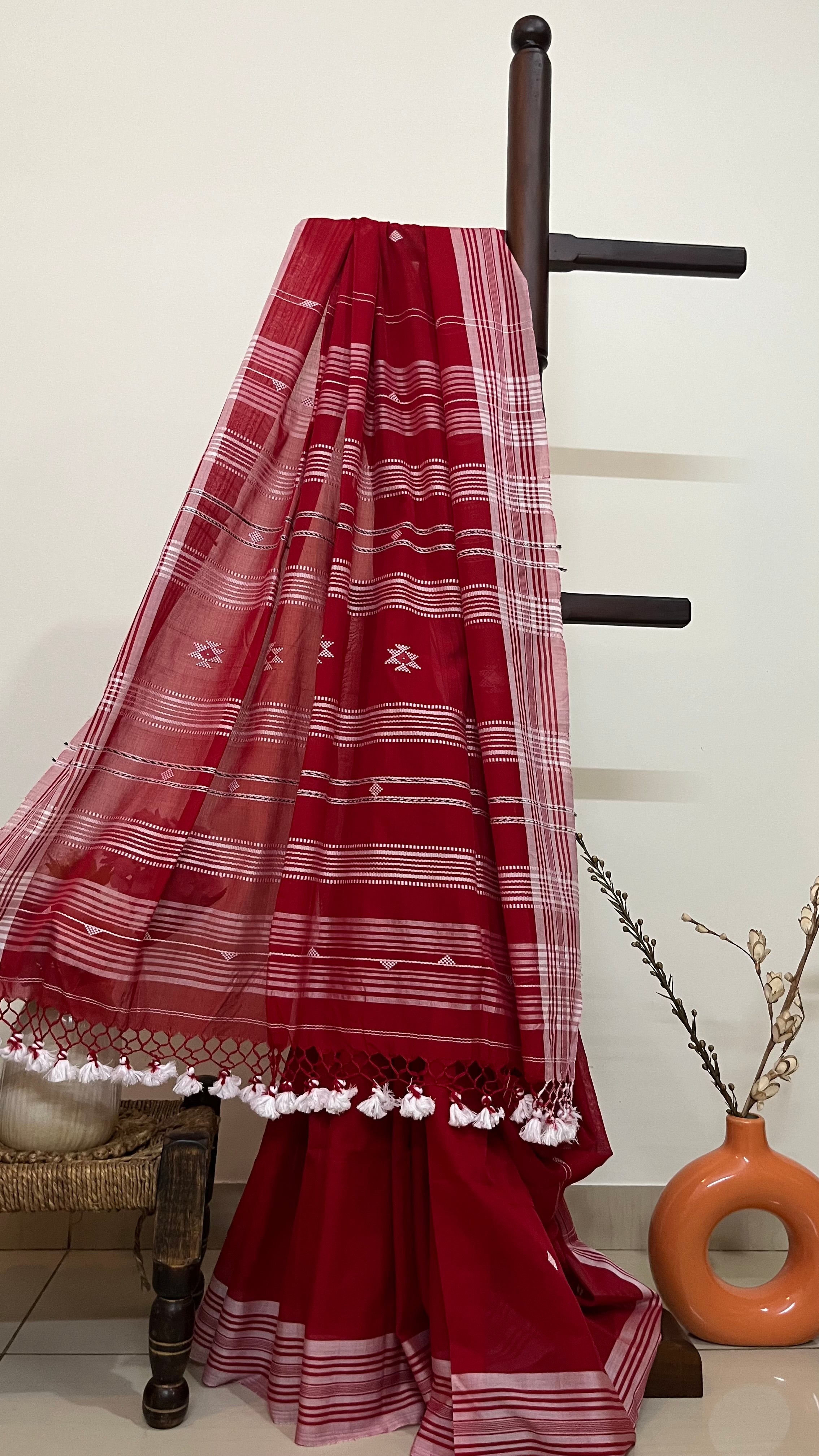 NRITYA - Pure Mercerised Bhujodi Cotton Saree