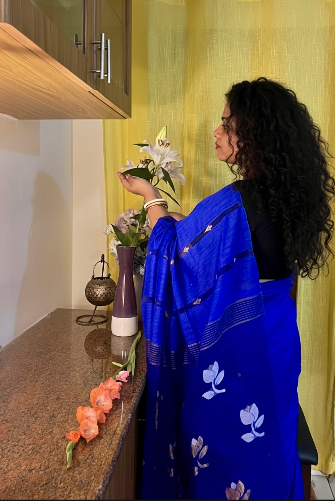 SIDDHI - Pure Matka (Ahimsa) Silk Jamdani Saree