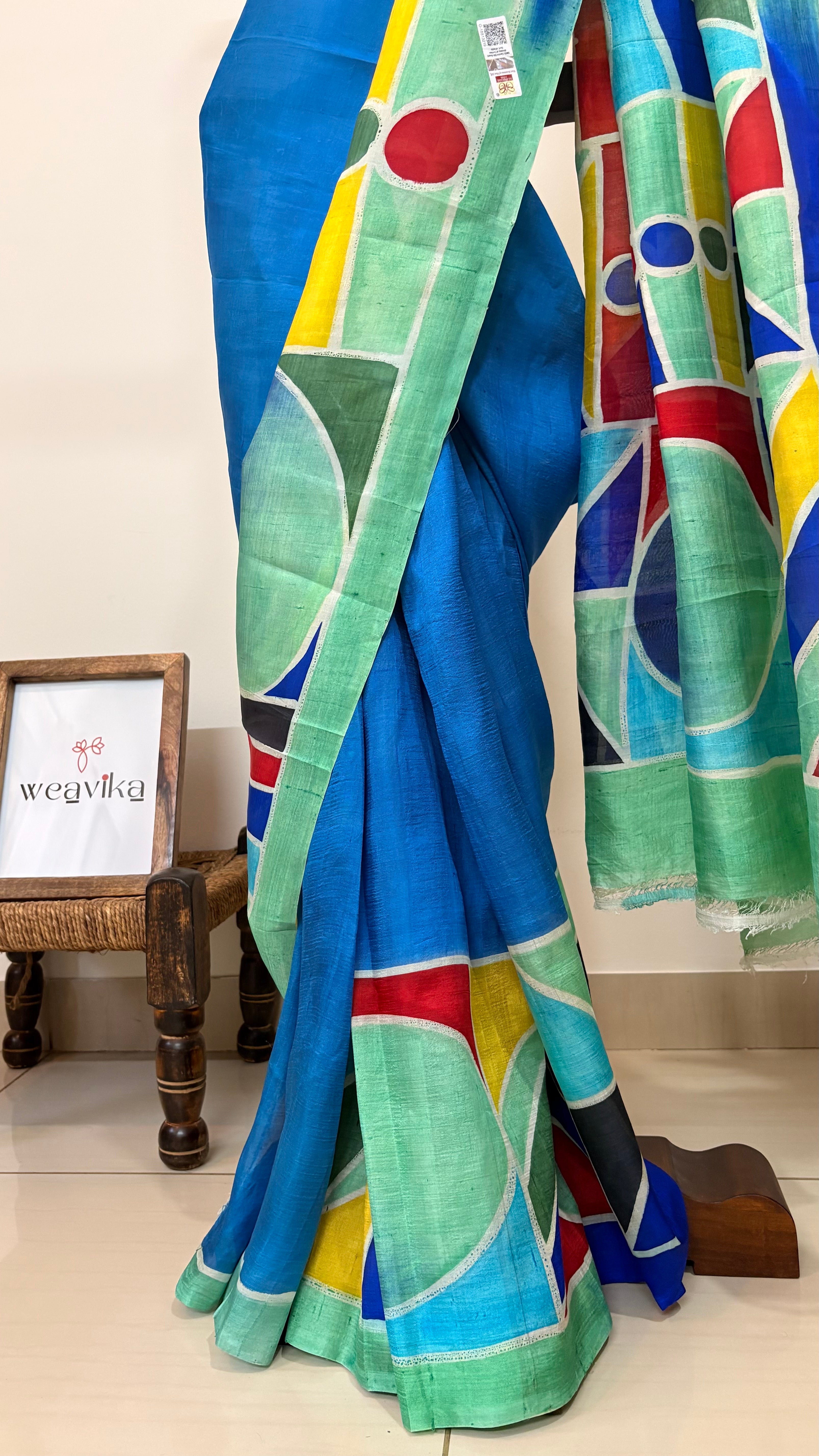 HAWA HAWA - Mulberry Silk Handpainted saree