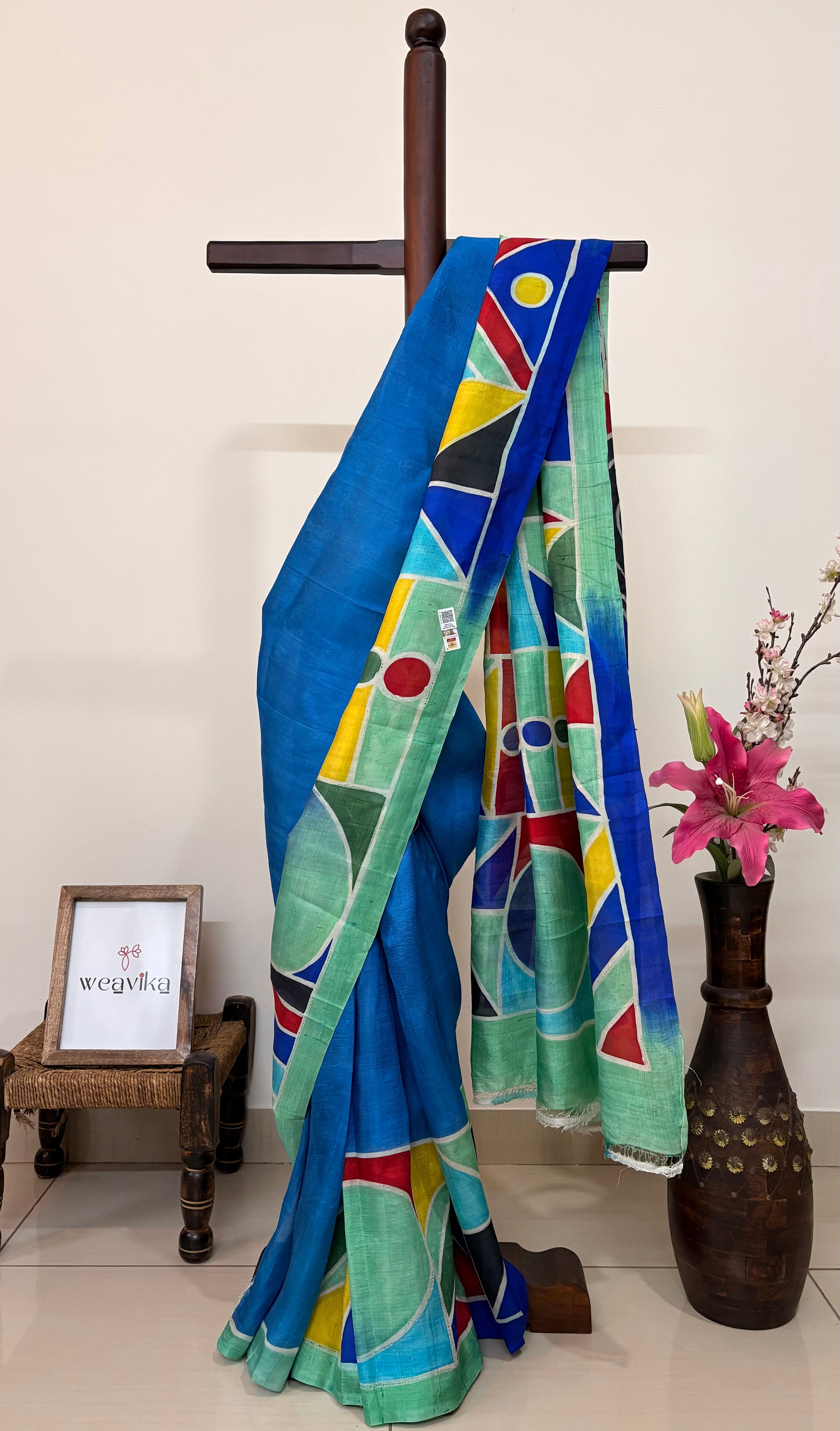HAWA HAWA - Mulberry Silk Handpainted saree