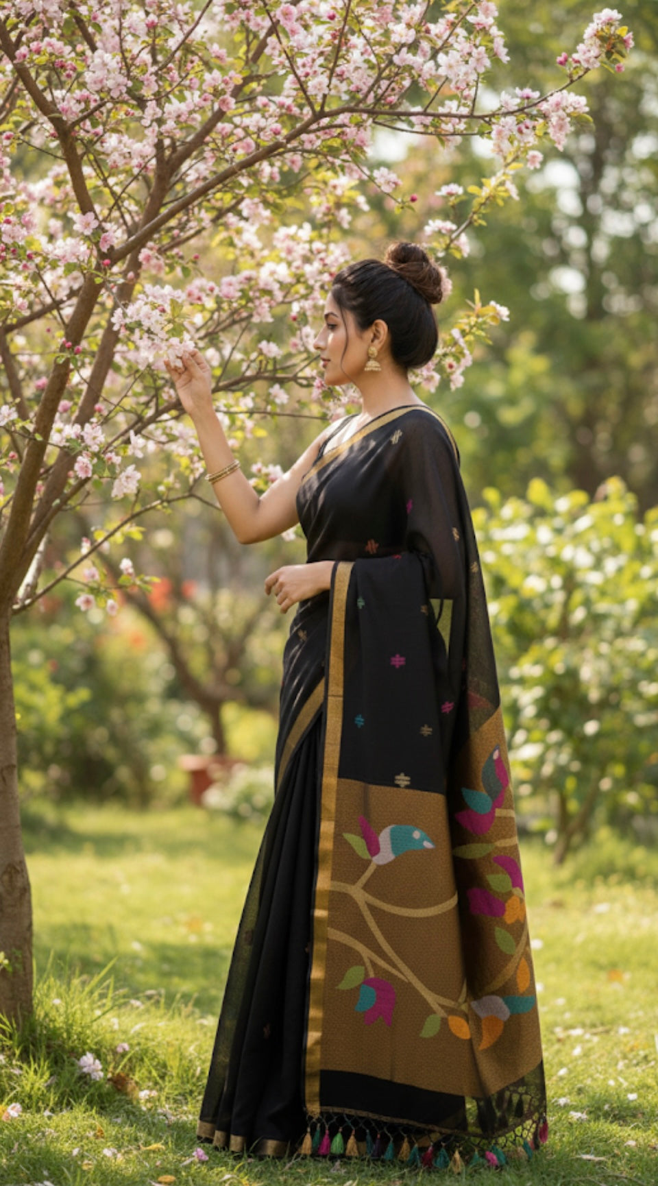 KALKI - Linen Paithani Saree