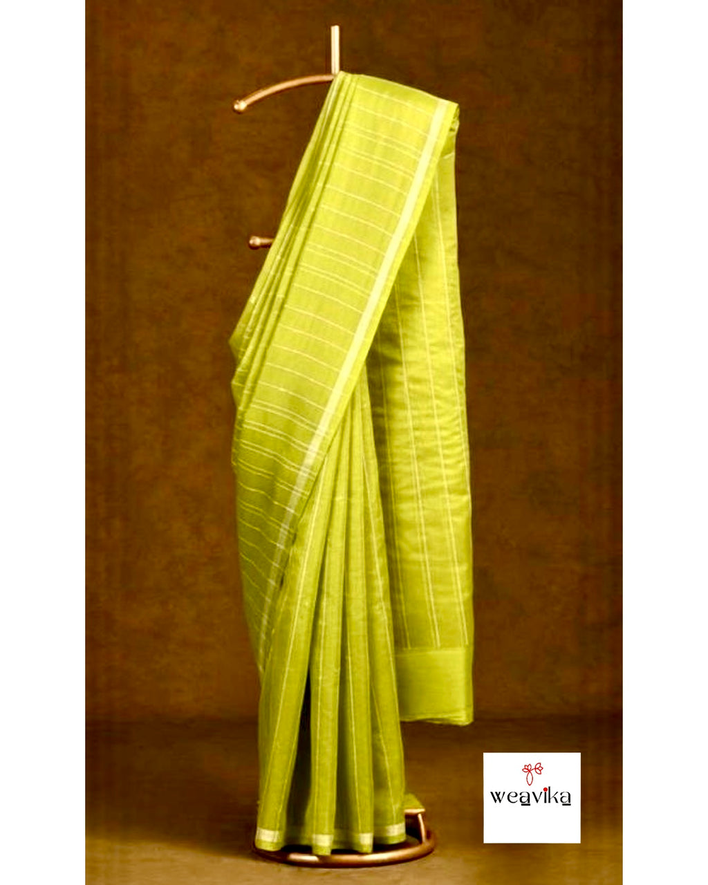 NAI NAVELI - Citron Green Organza Silk