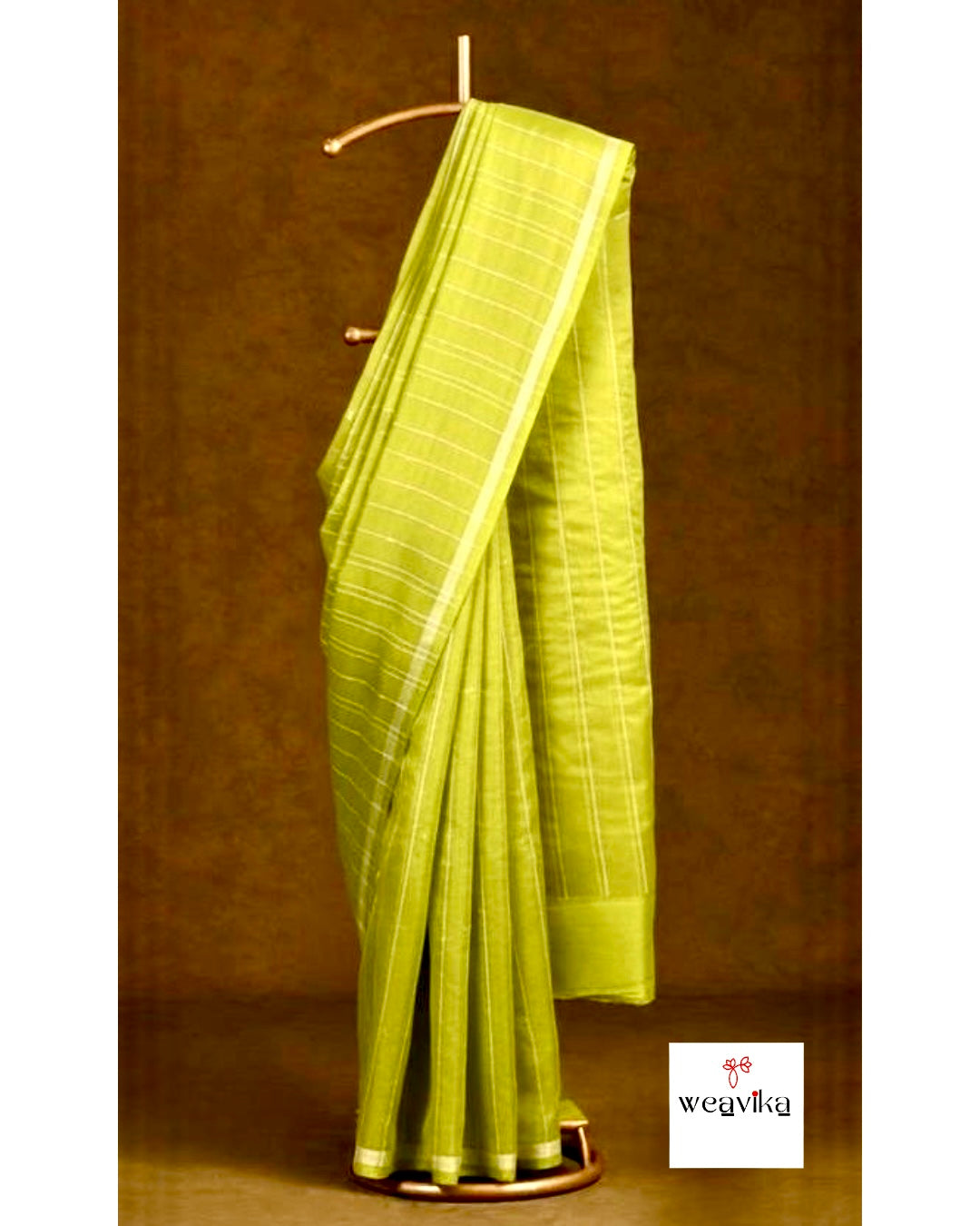 NAI NAVELI - Citron Green Organza Silk